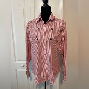 Christmas button up shirt